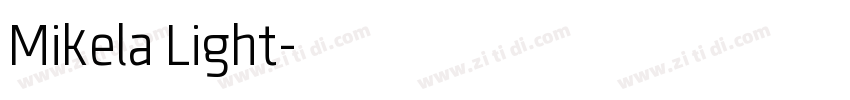 Mikela Light字体转换